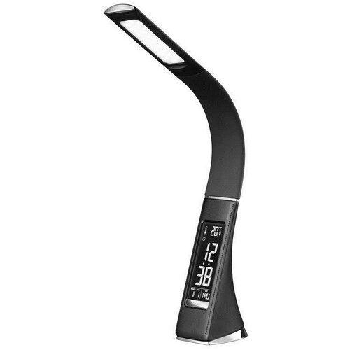  Immax 08947L- LED prigušiva stona lampa sa displejem LEATHER LED/7W/230V crna Cene
