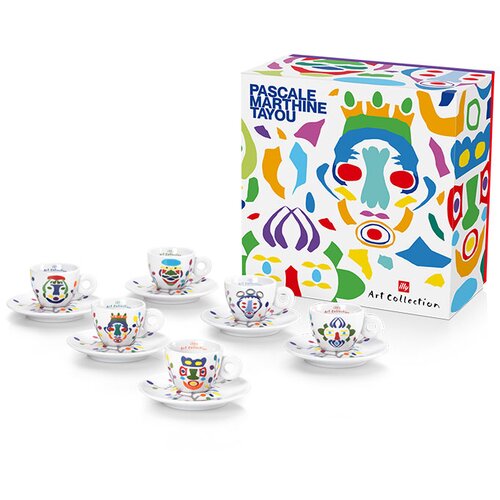 Illy Skodelice Pascale Marthine Tayou - 6 skodelic za espresso Cene