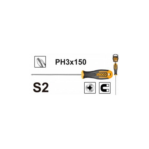 Ingco hs68ph3150 odvijač phillips ph3x150mm ( HS68PH3150 ) Cene