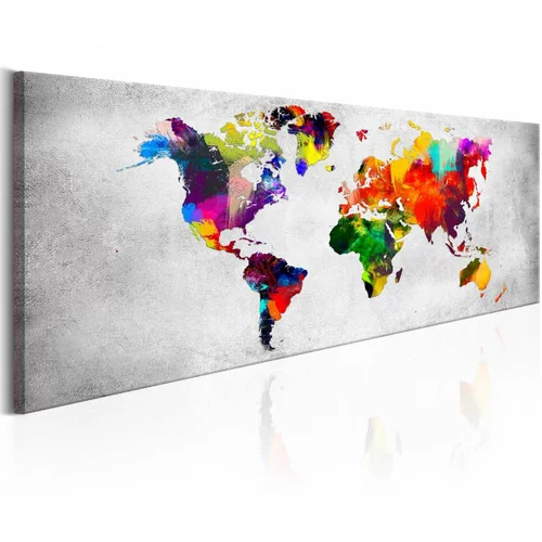  Slika - World Map: Coloured Revolution 120x40