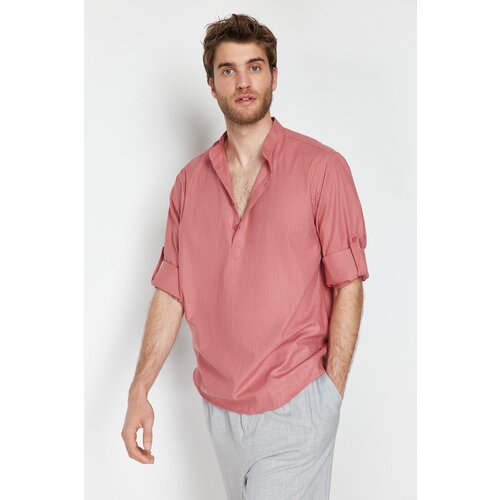 Trendyol Pale Pink Men's Shirt Slike