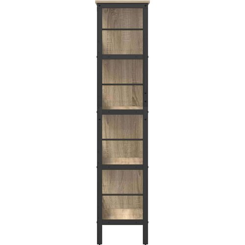 VidaXL Polica Sonoma hrast 82 x 32 x 144,5 cm Konstruirano drvo Slike