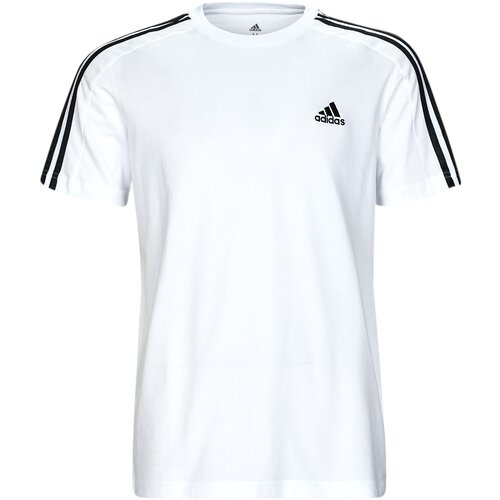 Adidas Majice s kratkimi rokavi 3S SJ T Bela Slike