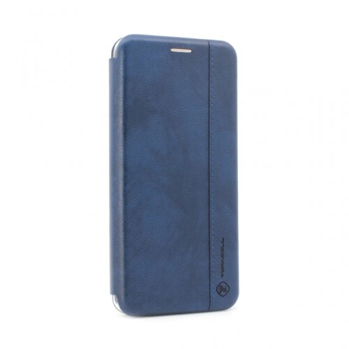 Teracell torbica leather za xiaomi redmi note 10 4G/Note 10S plava Cene