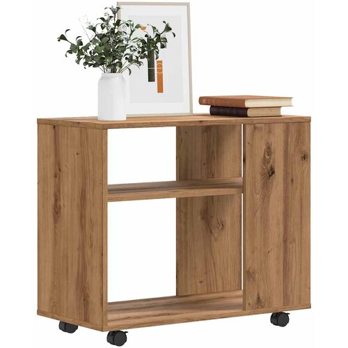 vidaXL Stranska mizica artisan hrast 70x35x55 cm inženirski les Cene