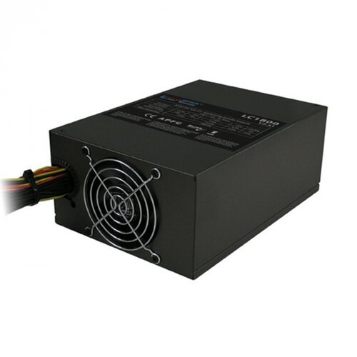 Napojna jedinica LC Power, LC1800 V2.31 bulk, PSU 1800W ATX, 2x80mm fan, APFC, 20xPCIe,, 4xPATA black Slike