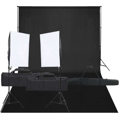  Oprema za fotografski studio sa setom svjetala i pozadinom Cijene