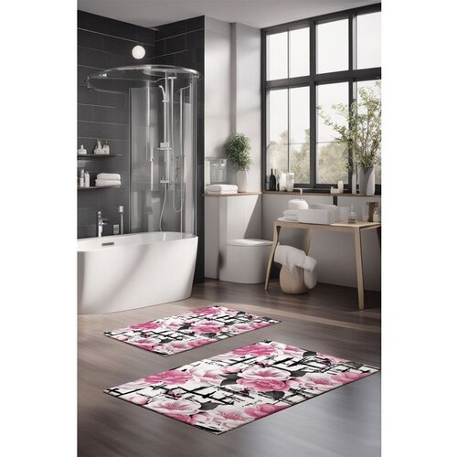  CT-5377 multicolor bathmat set (2 pieces) Cene