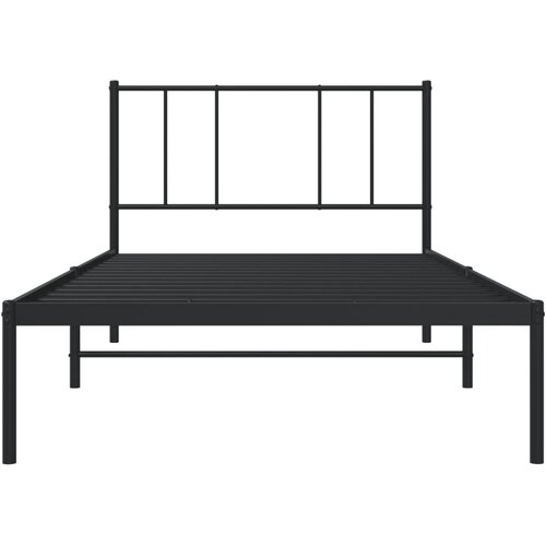  okvir za krevet s uzglavljem crni 100x200 cm Slike