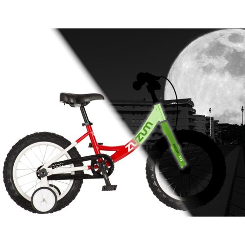  Bicikl 16 neon zuzum-1 crvena bela Slike