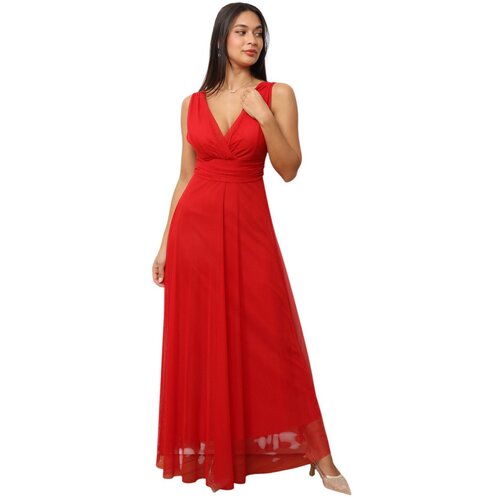 La Modeuse Dolge obleke 74818_P176757 Rdeča Slike