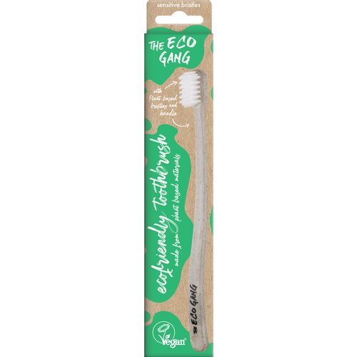 The Eco Gang Adult Plant-Based Toothbrush - White Cene