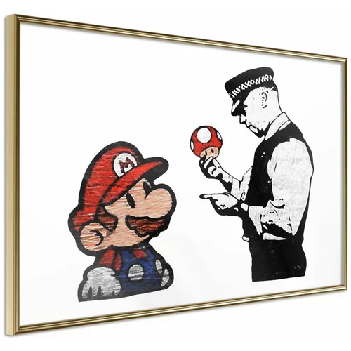  Poster - Banksy: Mario and Copper 90x60
