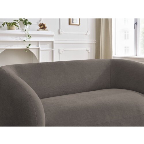 Bobochic Paris Sivorjava sedežna garnitura iz &amp;scaron;enilje 160 cm Celine &amp;ndash; Slike