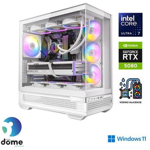 ANNI gaming namizni računalnik Elite Gamer Ultra 7 265KF/32GB/2TB SSD/Windows 11/RTX 5080/bela Cene