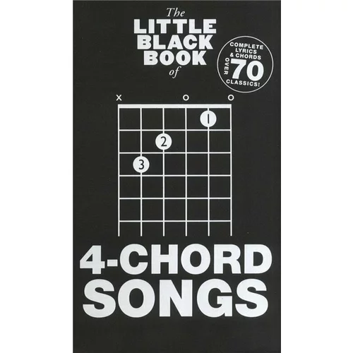 Music Sales The Little Black Songbook: 4-Chord Songs Nota