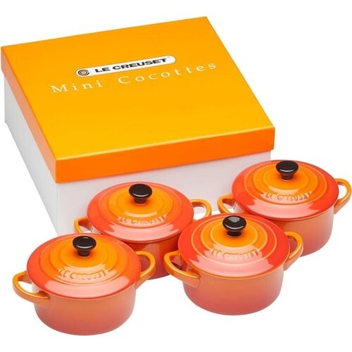 Le Creuset Mini set Cocotte 4 delni - Ognjeno oranžna Slike