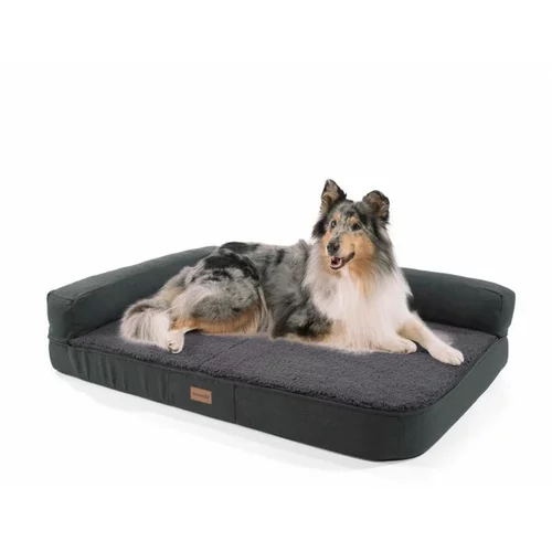 brunolie Odin, pasja postelja, blazina, pralna, ortopedska, nedrseča, zračna, spominska pena, velikost L (120 × 12 × 80 cm)