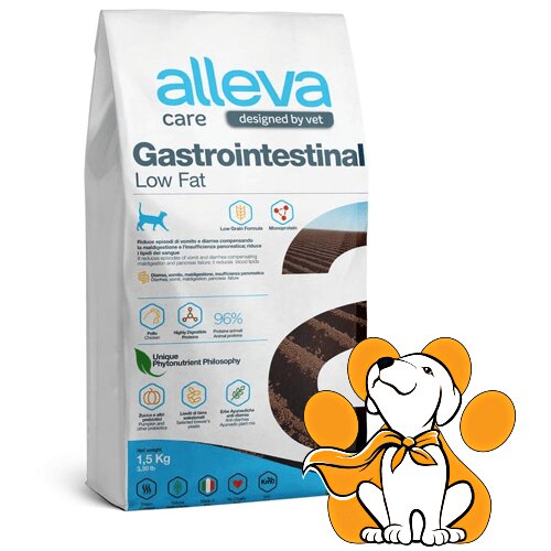 Alleva care Cat Gastrointestinal Low Fat 5kg, Hrana Sa Niskim Sadržajem Masti Cene