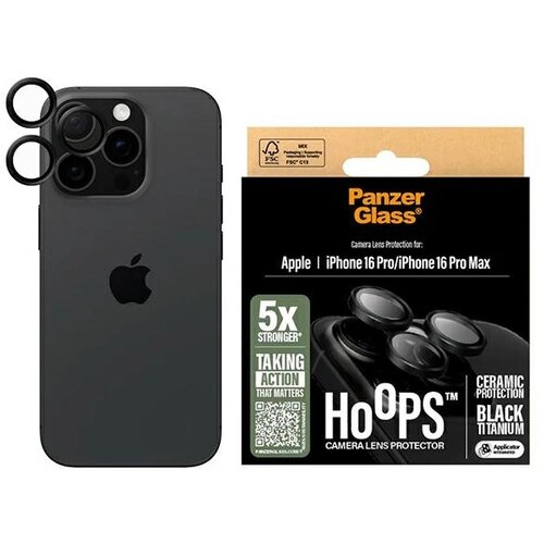 PanzerGlass KALJENO STEKLO OBROČI KERAMIČNA LEČA ZA IPHONE 16 PRO / MAX, (21911385) Slike