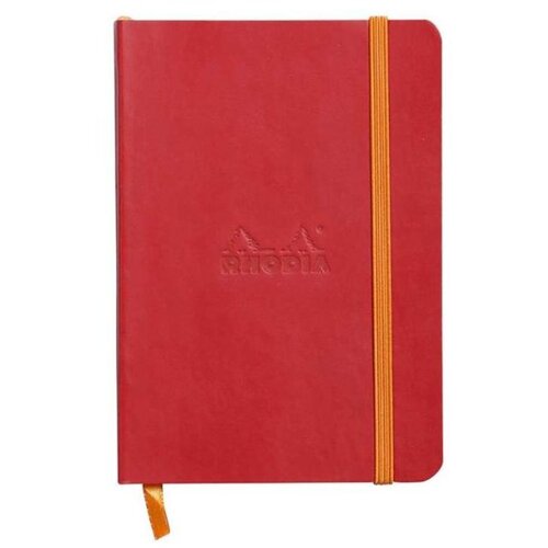  Notes A6, Rhodiarama soft, s gumicom, diktando crte, crveni Cijene
