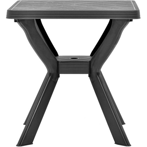 Bistro stol antracit 70 x 70 x 72 cm plastični Slike