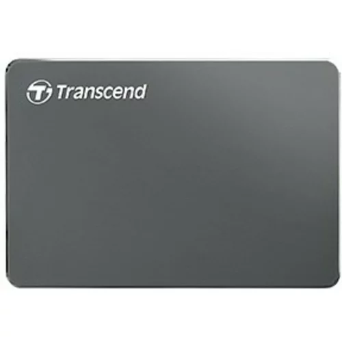 Transcend HDD EXT 2TB 25C3, 2,5", USB 3.0, kovinsko siv, aluminij (TS2TSJ25C3N)