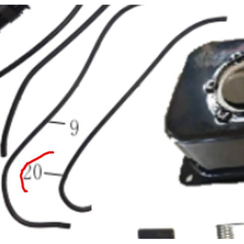  Gumena cev l=820 mm 4040-18-00028 za skuter Motovene New Adviser Cene