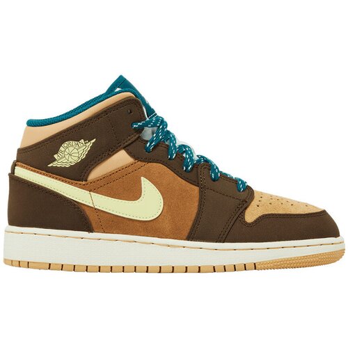 Nike Modne superge Jordan 1 Mid Cacao Wow (GS) Kostanjeva Cene