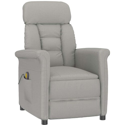  Massagerica Svijetlo siva 96,5 x 70,5 x 95 cm Mikro Vlakna Cijene