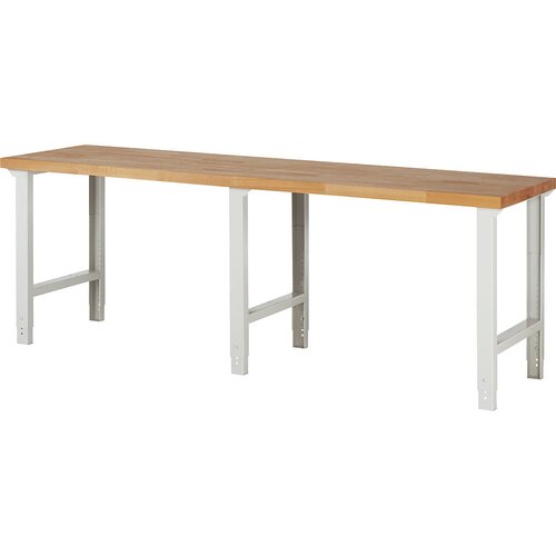 eurokraft pro delovna miza, modularni sistem serije 7, brez spodnjih elementov, zelo široka izvedba, šxg 2500 x 700 mm Cene
