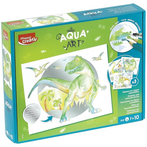 Maped set kreativni aqua art dino Cene