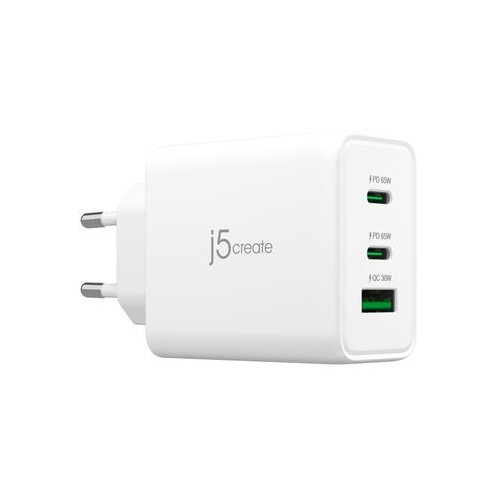 j5create JUP3365E-EN punjač za mobitel Slu&scaron;alice, Mobilno računalo, Mobilni telefon, Prijenosno računalo, Prijenosna igraća konzola, Pametni sat, Tablet Bijelo AC Brzo punjenje U zatvorenom Cijene