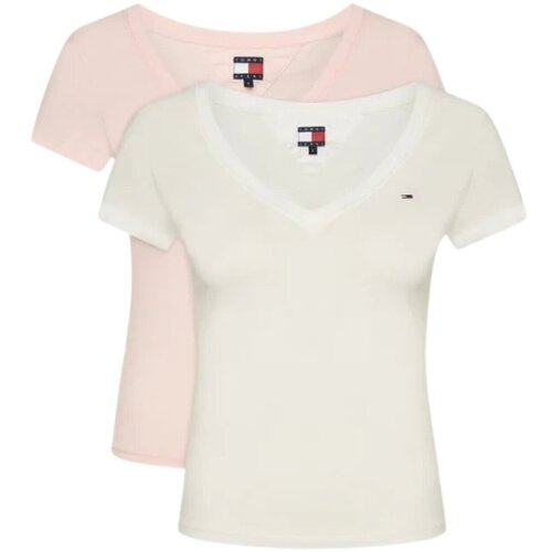 Tommy Jeans Majice &amp;amp; Polo majice DW0DW21367 Bež Slike