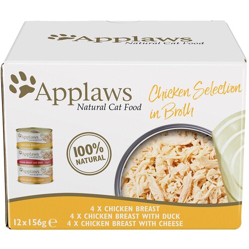 Applaws Probno mije&amp;scaron;ano pakiranje 12 x 156 g - Piletina u temeljcu Slike