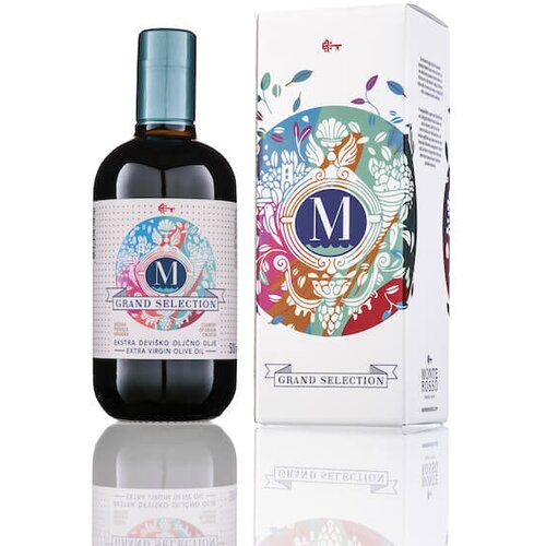 Monterosso d.o.o. Monterosso Grand Selection 0,5l Ekstra deviško oljčno olje v beli darilni embalaži Cene