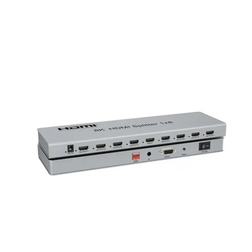 Kettz HDMI Splitter, KT-HSP, 1.8 1x8, 1080P, 3D, V1.4, Aktivni, Sivi Cene
