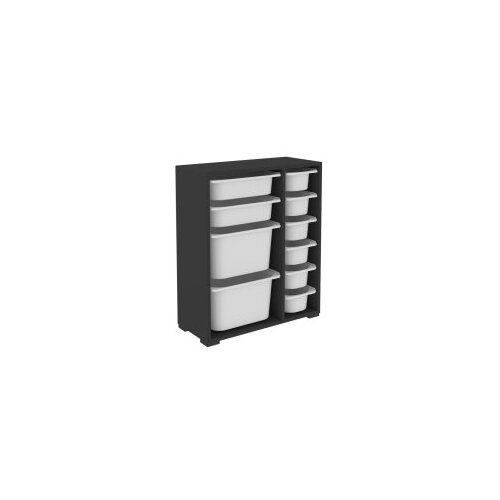 Hanah home vi&amp;scaron;enamenska polica zen 2D2K6U black white Slike