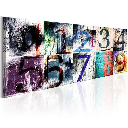  Slika - Colourful Numbers 120x40