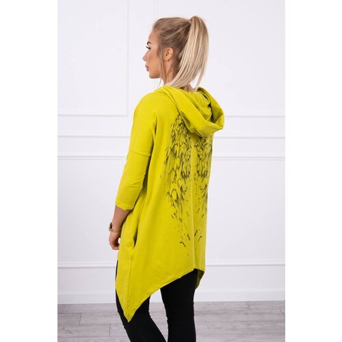 Kesi Sweatshirt with kiwi wing print Slike