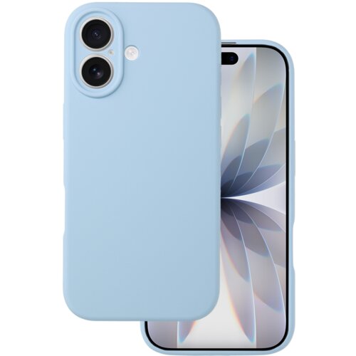 Onasi Silikonski ovitek za iPhone 17 - mat liquid - temno moder Cene