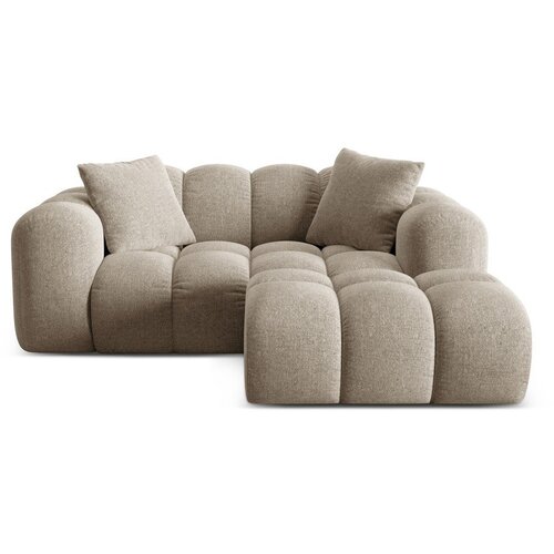 Cosmopolitan Design Svjetlo smeđa kutna garnitura od šenila (s desnim kutom/s ležaljkom) Treno – Cijene