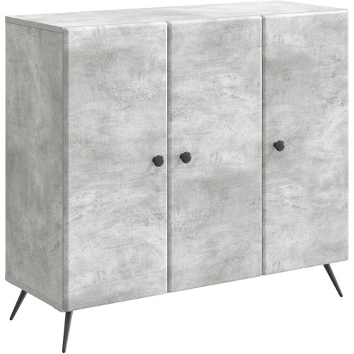vidaXL Kreveta Betonska siva 89 x 34 5 x 80 cm Konstruirano drvo - Betonska siva Cene