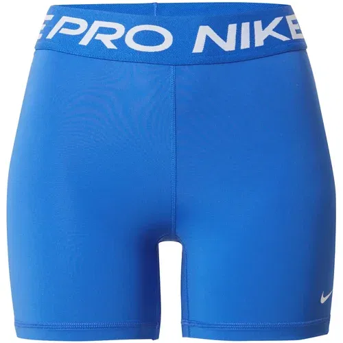 Nike Športne hlače 'Pro 365' kraljevo modra / bela