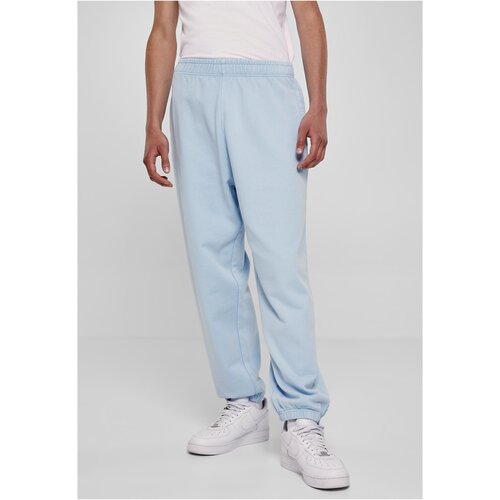 Urban Classics Plus Size Acid Wash Sweatpants balticblue Slike
