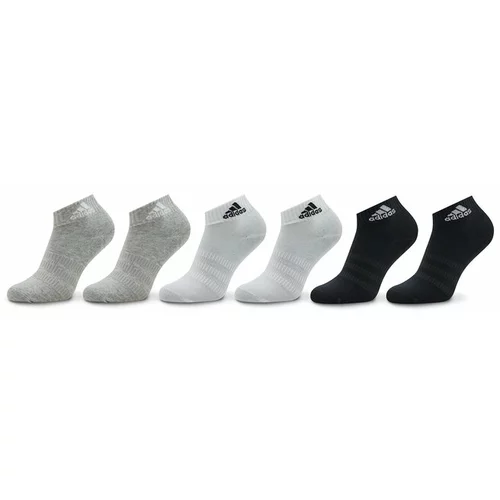 Adidas Sportske čarape 'Thin And Light ' siva melange / crna / bijela