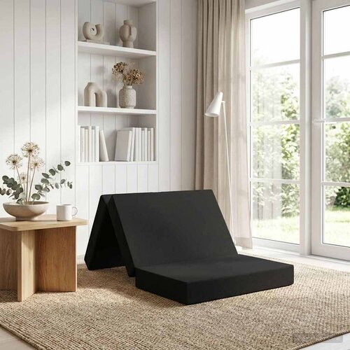 SOFA na razvlačenje 100 x 67 x 45 cm Crna Cijene