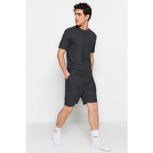 Trendyol Pajama Set - Gray - Plain Slike