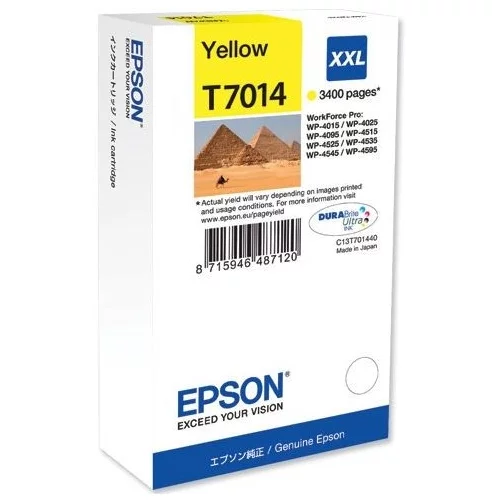  kartuša Epson T7014 rumena/yellow XXL - original