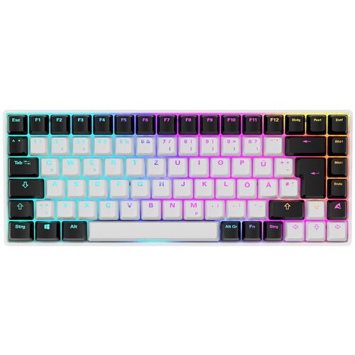 Sharkoon Tastatura gaming mechanical, SGK50 S3 white, Gateron Yellow, US layout Cijene